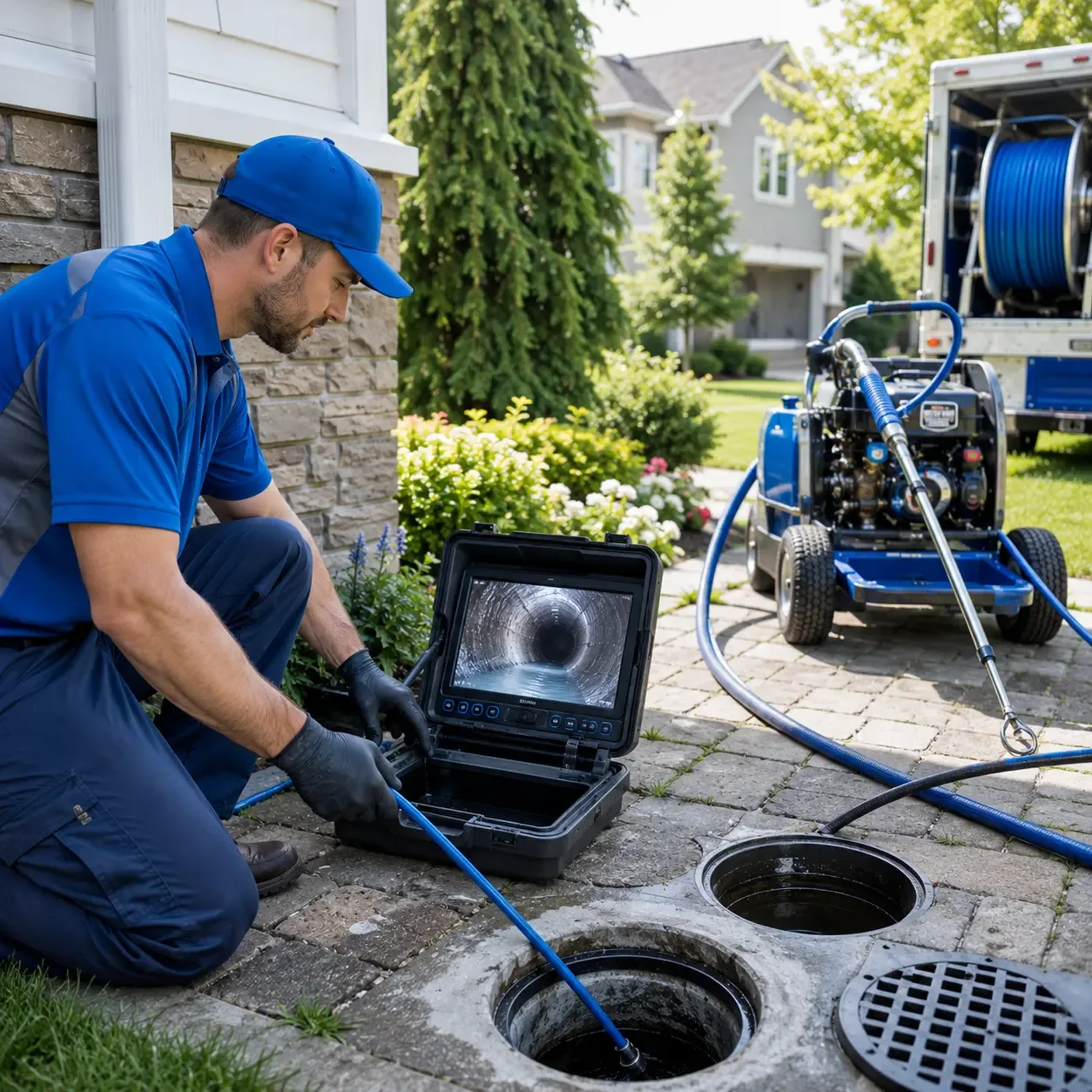 Outdoor drain cleaning professionals serving Elton, LA